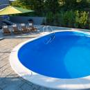 Ferienhaus mit Pool 300 m von Strand Biograd, Dalmatien 