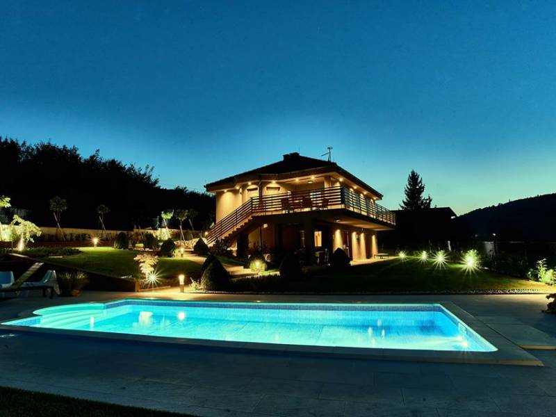 Relax počitniška hiža z bazenom in savnom, Bosiljevo, v bližini reke Kupe, Hrvaška 