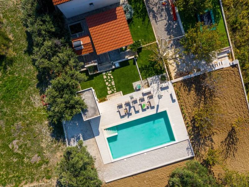 Vila s bazénem Kastel Luksic, Split, Dalmácie, Chorvátsko 