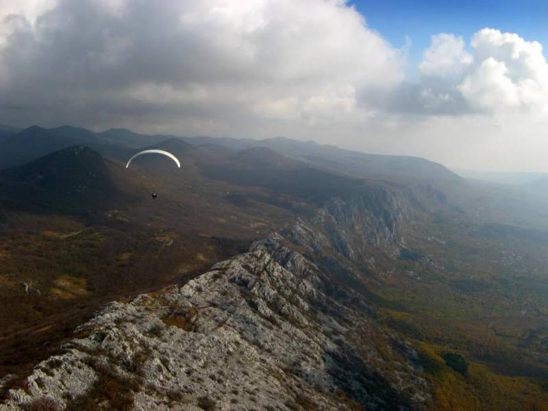 Sky riders paragliding Crikvenica, Croazia 