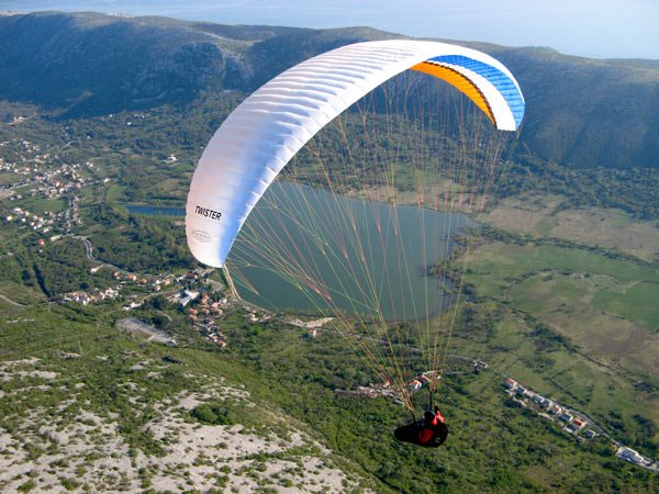 Sky riders paragliding Crikvenica, Kroatien 