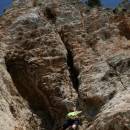 Rock climbing, Split, Dalmatia, Croatia 