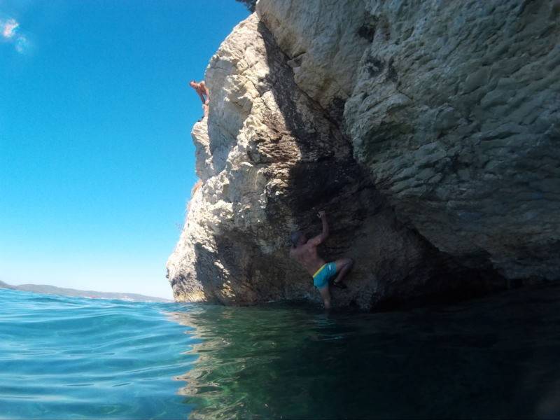 Deep Water Solo & Cliff jumping, Split, Dalmatia, Croatia 