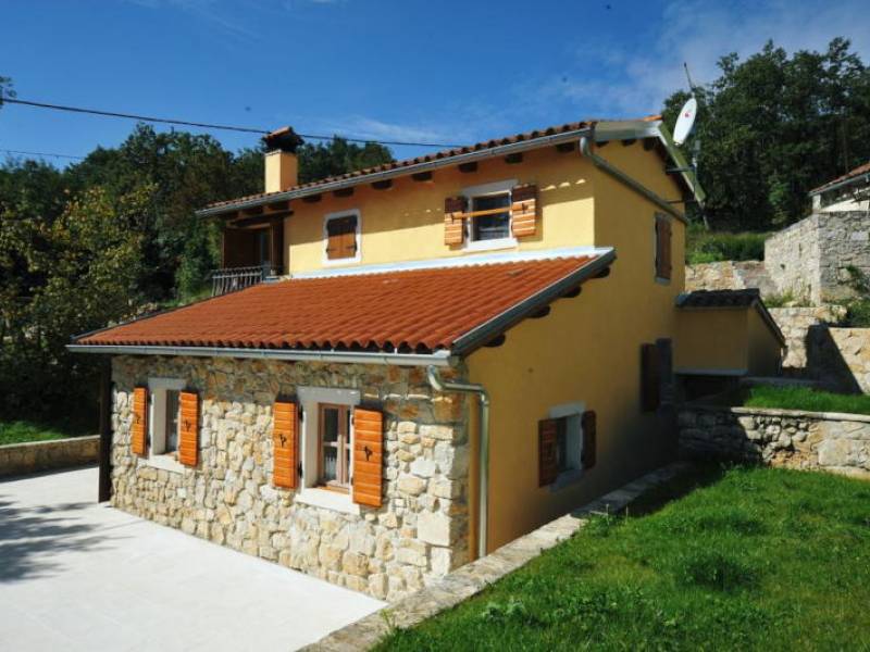 Počitiška hiša z bazenom, Mošćenička Draga, Istra, Hrvaška 
