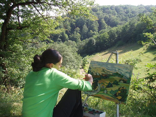 Tečaj risanja portreta, Motovun, Istra, Hrvaška 