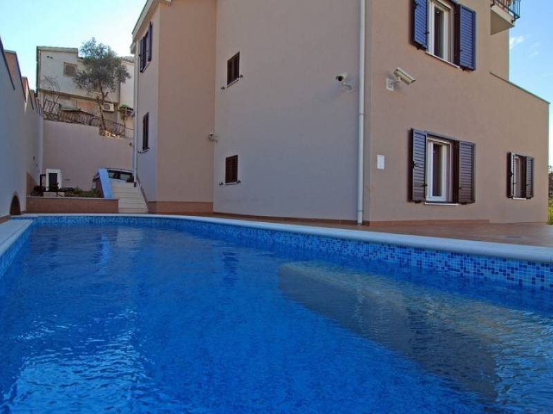 Appartementen met zwembad Sevid, Trogir, Dalmatië, Kroatië 