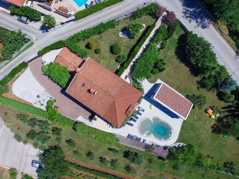 Luxury holiday house with pool in Nedescina, Rabac, Istria, Croatia 