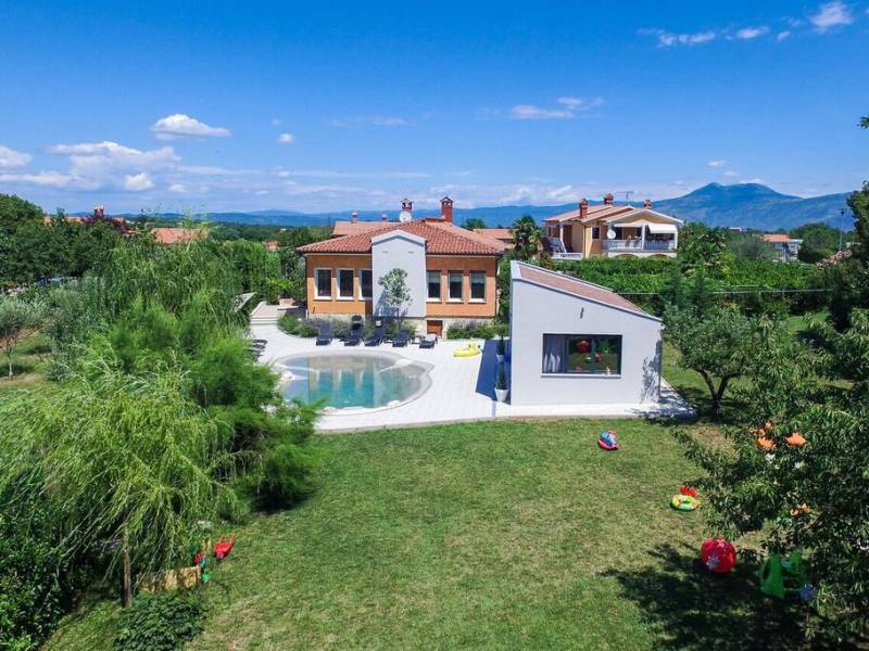 Luxury holiday house with pool in Nedescina, Rabac, Istria, Croatia 