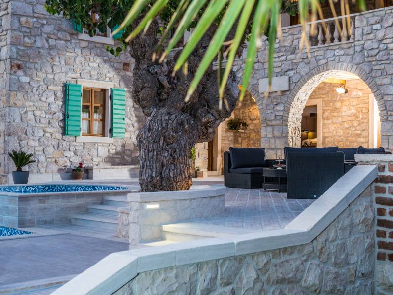 Maison avec piscine, Sukosan, Zadar, Dalmatie, Croatie 