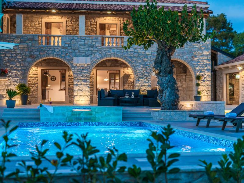Holiday house with pool, Sukosan, Zadar, Dalmatia, Croatia 