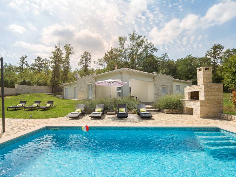 Luxe villa met zwembad Vlasici, Krsan, Istrië, Kroatië 