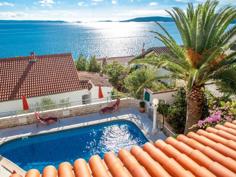 Ferienhaus mit pool Seget Vranjica, Trogir, Dalmatien, Kroatien 