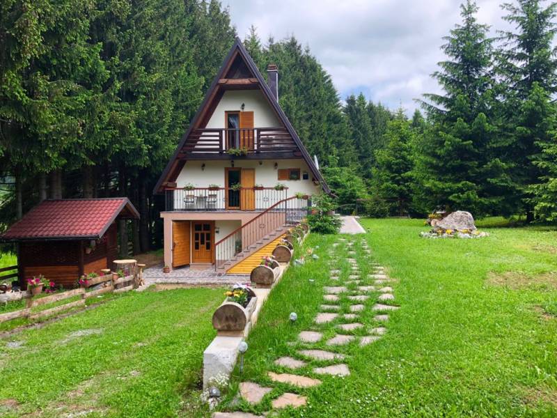 Chalet Mrkopalj s jacuzzival, Gorski Kotar, Horvátország 