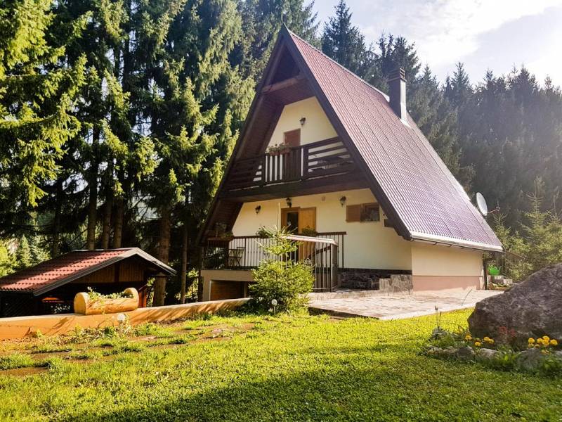 Chalet Mrkopalj s jacuzzival, Gorski Kotar, Horvátország 