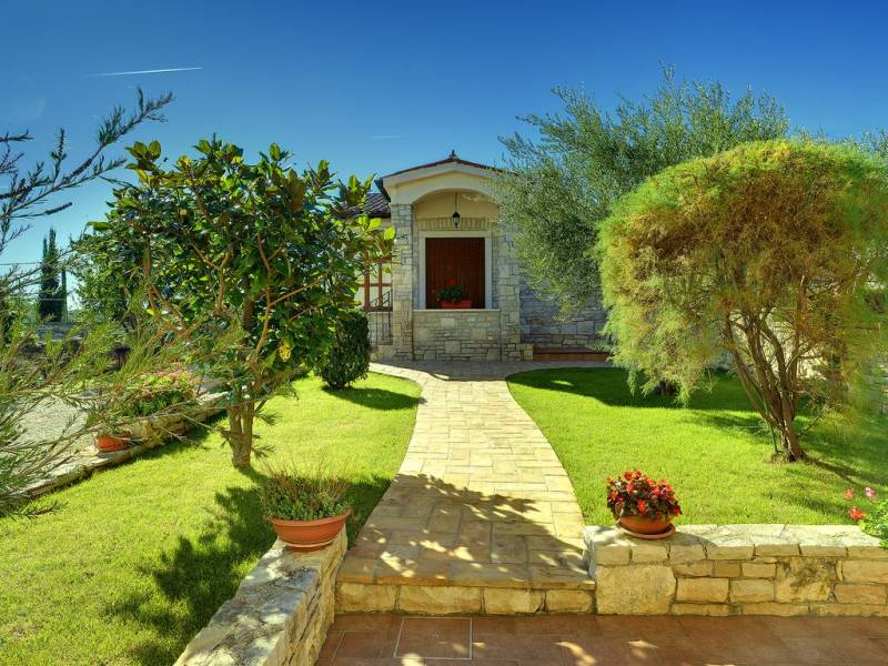 Maison en pierre Rakalj, Pula, Istrie, Croatie 