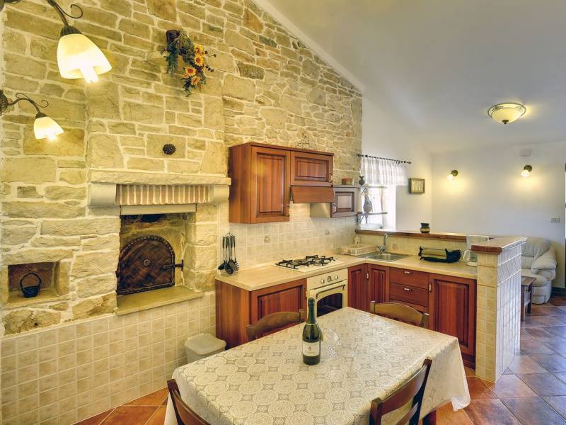 Maison en pierre Rakalj, Pula, Istrie, Croatie 