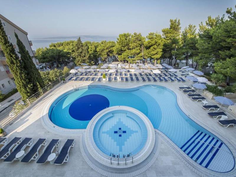 Hotel Horizont, Baska voda, Dalmácia, Chorvátsko 