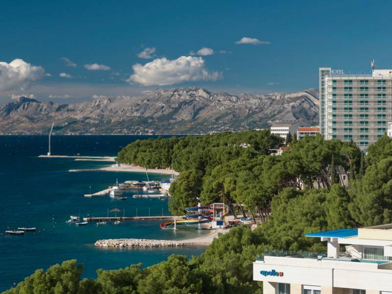 Hotel Dalmacija, Makarska, Dalmácie, Chorvatsko 