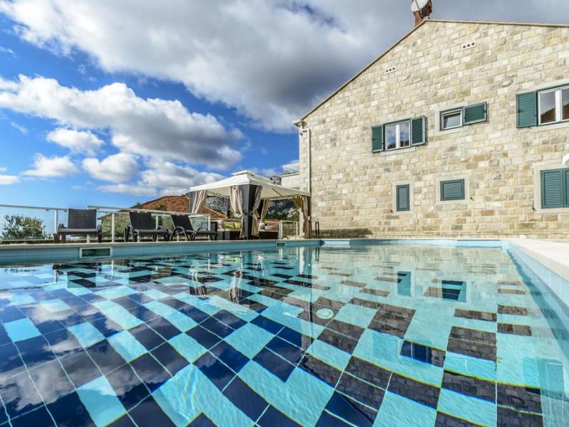 Villa di lusso con piscina, Dubravka, Dubrovnik, Croazia 