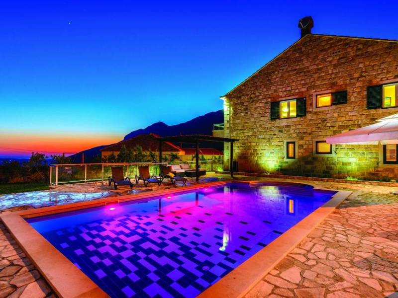 Luxury villa with pool, Dubravka, Dubrovnik, Croatia 