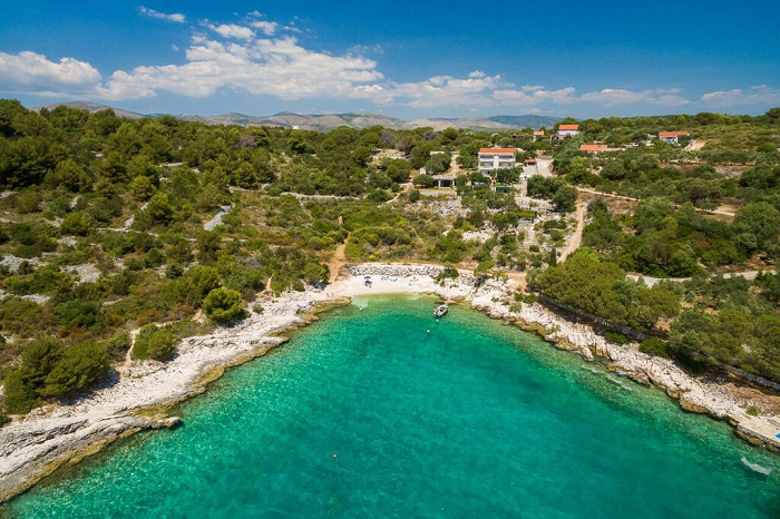 Luxusná vila s bazénom na ostrove Čiovo, Dalmácia, Chorvátsko 