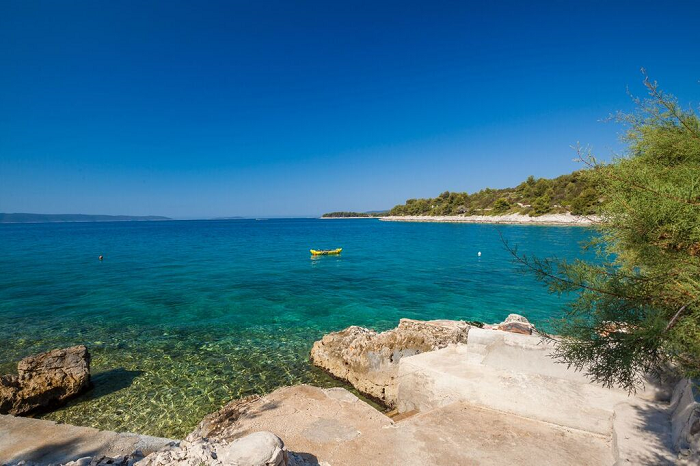 Villa di lusso con piscina sullisola di Ciovo, Dalmazia, Croazia 