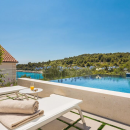 Luxusvilla mit Pool auf der Insel von Ciovo, Dalmatien, Kroatien 