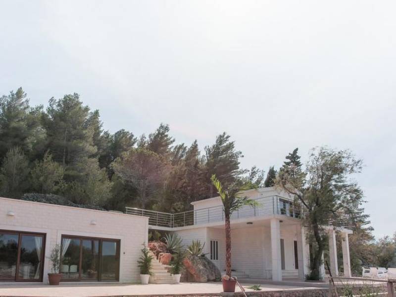 Luxus villa medencével Hvar szigetén, a tenger mellett, Dalmácia, Horvátország 