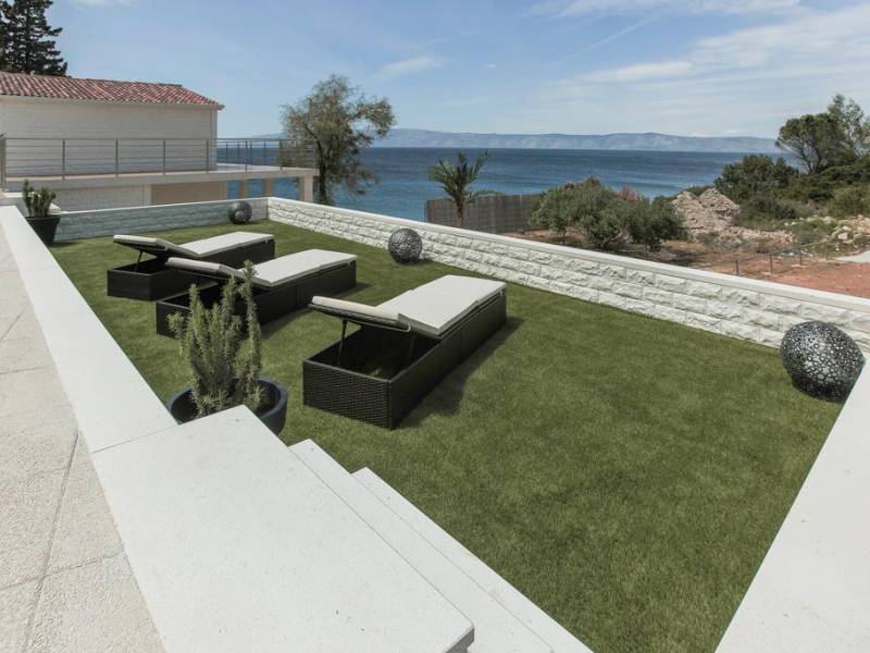 Luxe villa met zwembad op het eiland Hvar, aan zee, Dalmatië, Kroatië 