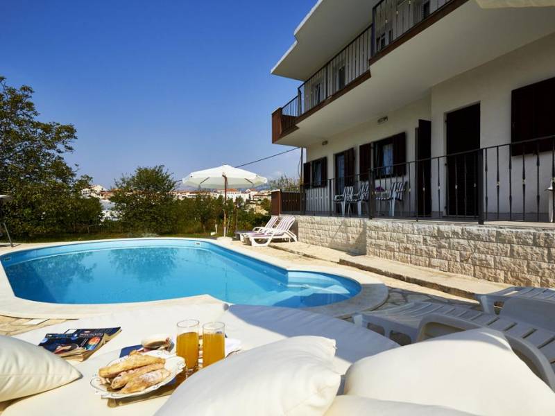 Holiday house with pool in Split, Dalmatia, Croatia 