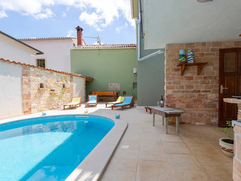 Relax appartementen met zwembad en spa-zone in Marcana, in de buurt van Pula, Istrië, Kroatië 