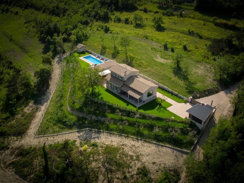 Villa Augustina, villa di lusso con piscina in Groznjan, Istria, Croazia 