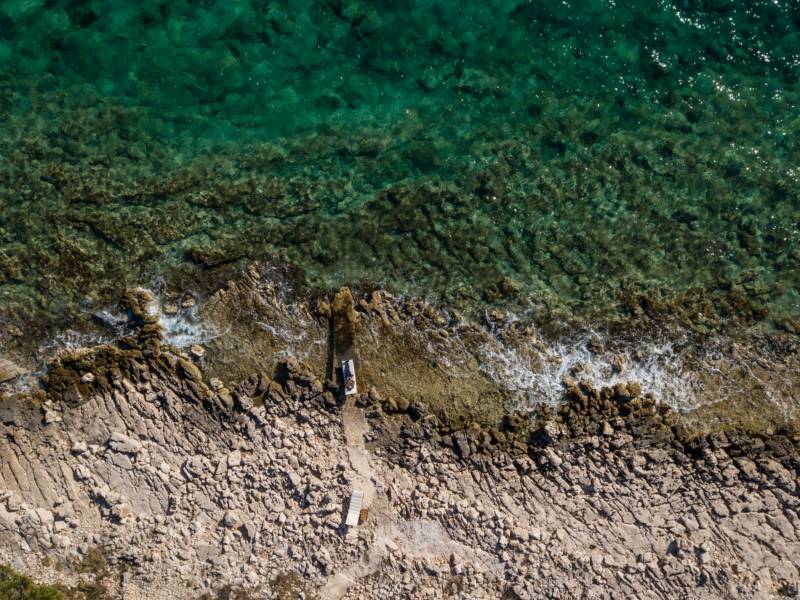 Villa Pearl of Adriatic avec piscine privée, à 10 m de la mer, île de Drvenik Mali, Dalmatie 