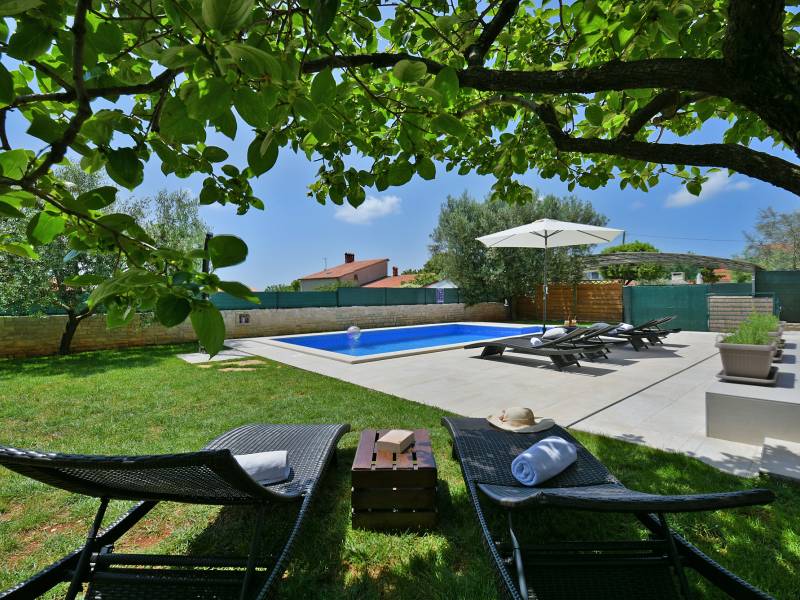 Villa Natali mit privatem Pool in Galizana in der Nähe von Pula, Istrien, Kroatien 
