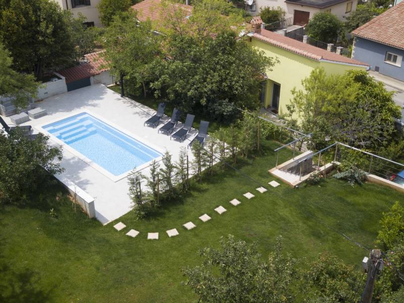Holiday house with private pool in Pula, Isztria, Horvátország 