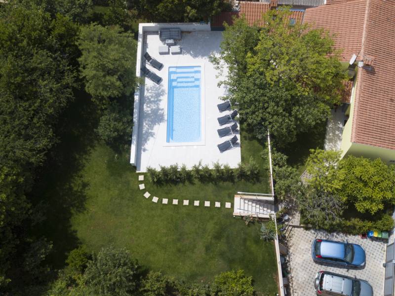 Holiday house with private pool in Pula, Isztria, Horvátország 