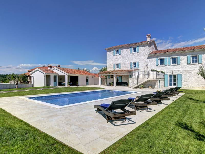Villa Milic s vlastním bazénem, Barat, Istrie 