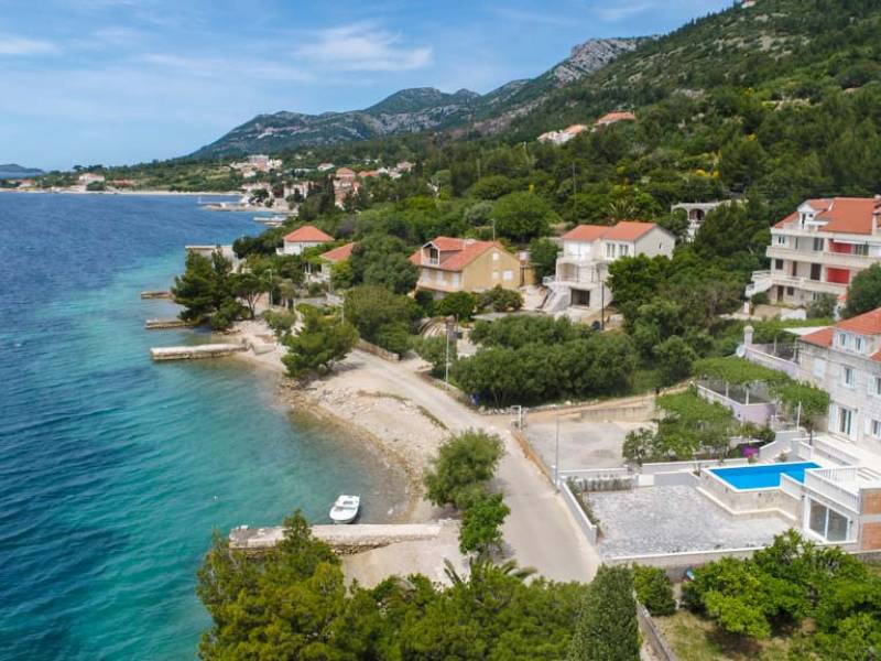 Vila sa bazenom, Kućište, Pelješac, direktno na moru, Dalmacija 