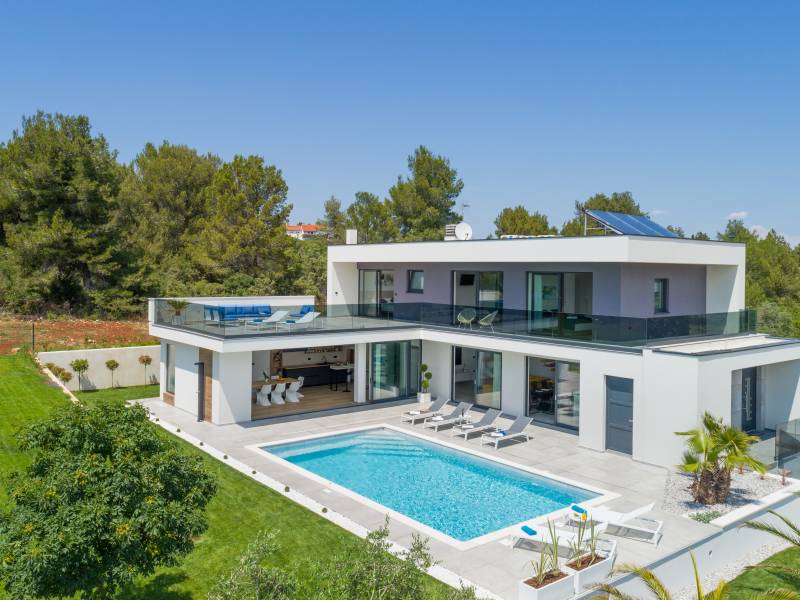 Villa con piscina a Banjole, Istria, Croazia 