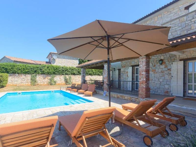 Villa con piscina in Istria a Barat vicino a Parenzo, Croazia 