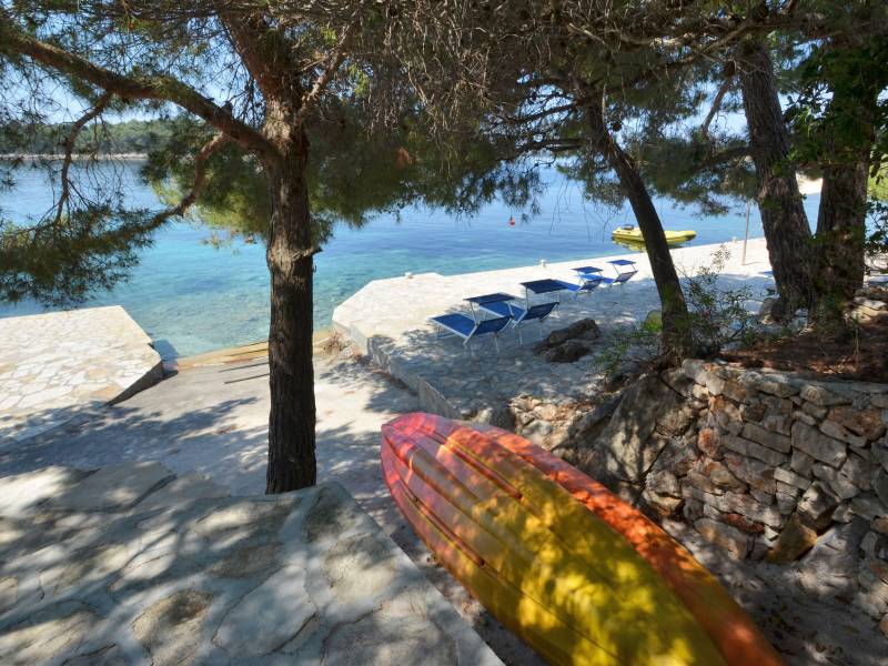 Ferienwohnungen Karbuni in Korcula, direkt am Meer, Dalmatien, Kroatien 