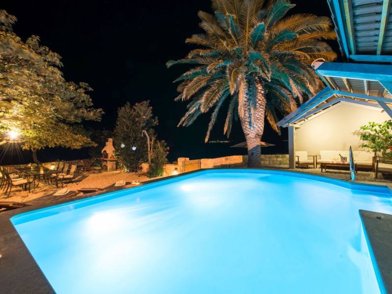 Villa Orebic avec piscine, par la mer, Dalmatie, Croatie 