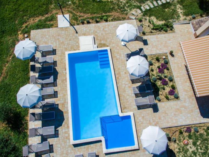 Apartments Baska with pool, island Krk, Croatia 