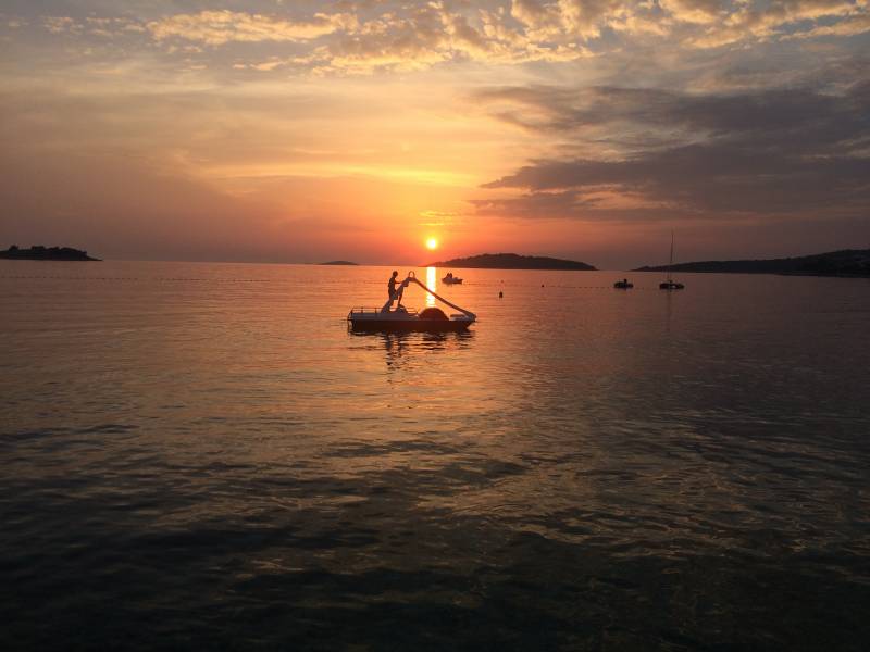 Maison Rogoznica par la mer, Dalmatie, Croatie 