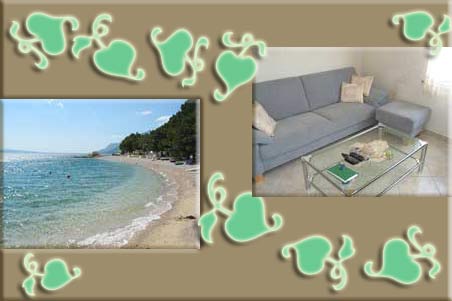 Apartments Villa Sandy Beach, Brela, Dalmatia, Croatia 