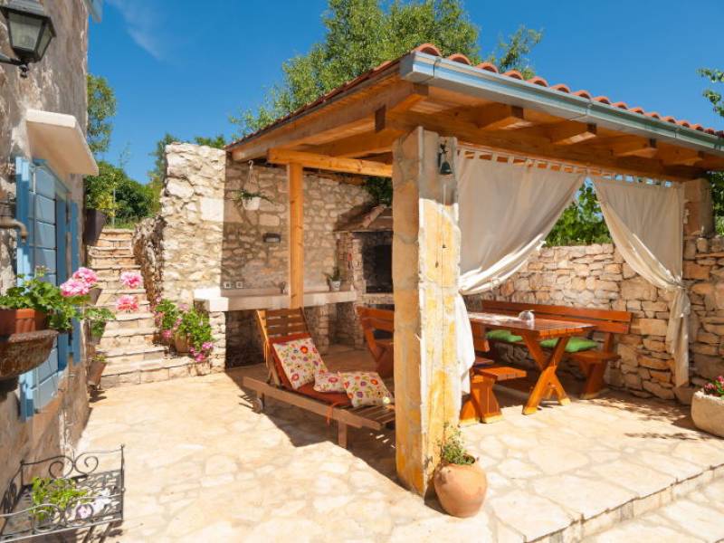 Casa vacanze Milna con piscina, isola di Brac, Dalmazia, Croazia 