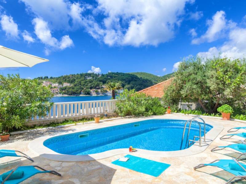 Ferienhaus Sumartin mit Pool, Insel Brac, Dalmatien, Kroatien 