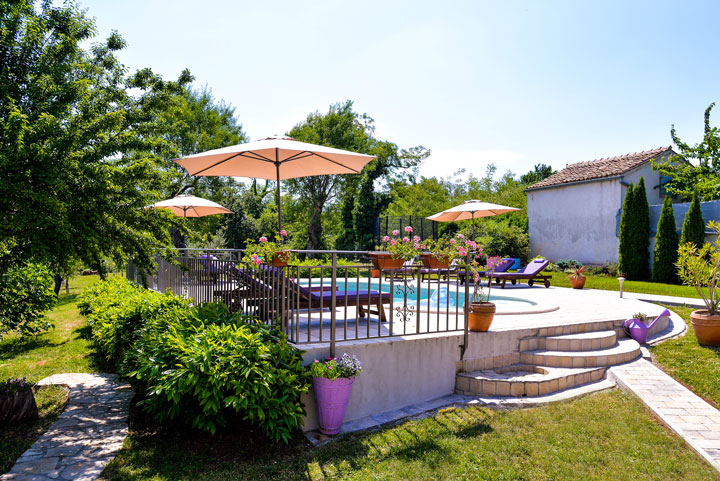 Vila s bazénem Nedescina, Rabac, Istrie, Chorvátsko 