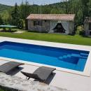 Ferienhaus mit Pool, Roc, Istrien, Kroatien 