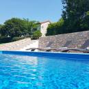 Ferienhaus mit Pool, Roc, Istrien, Kroatien 